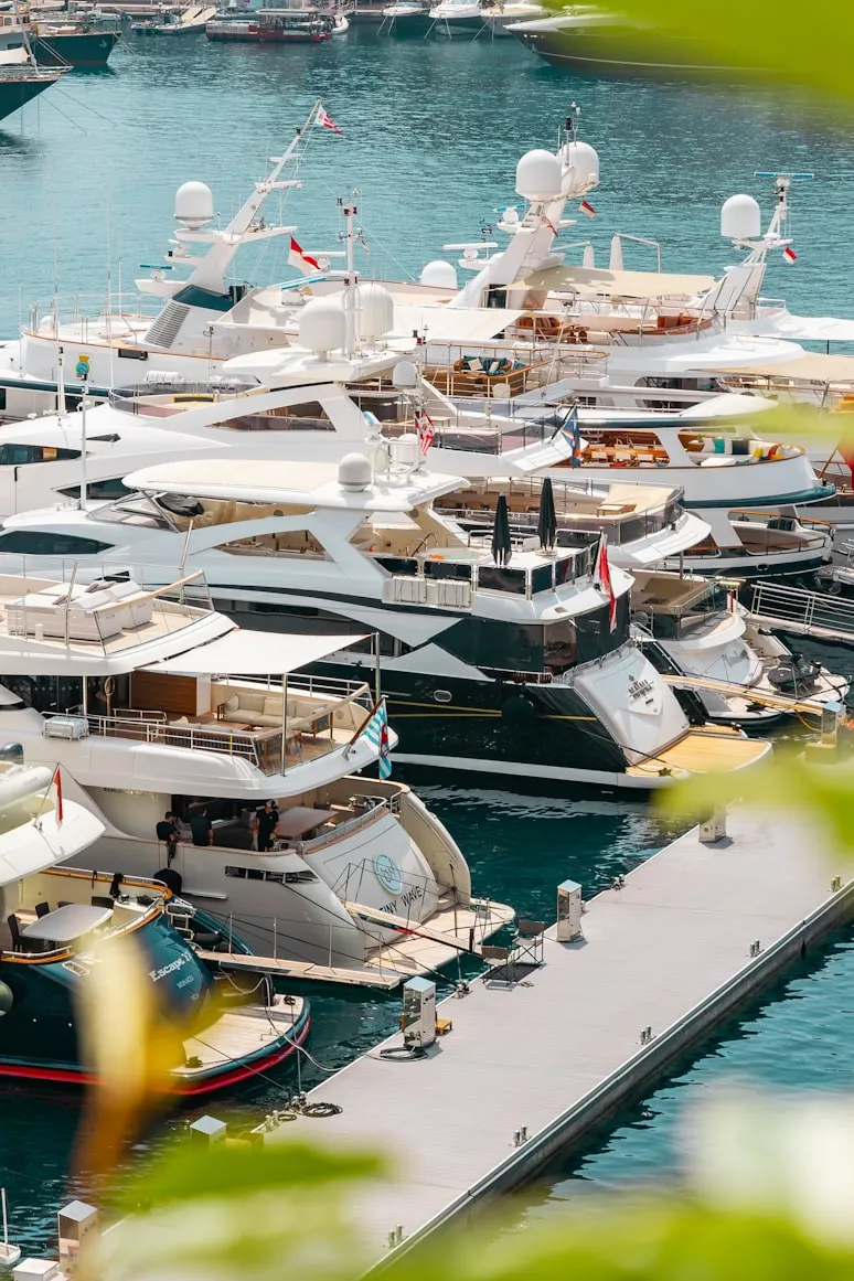 Luxury yacht provisioning at Skiathos Marina